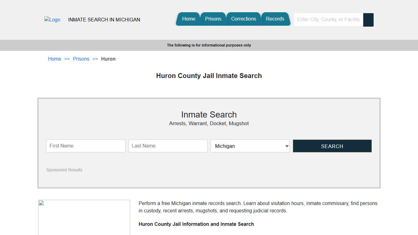 Huron County Jail Inmate Search | Michigan Jail Roster